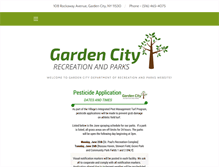 Tablet Screenshot of gardencityrecreation.org